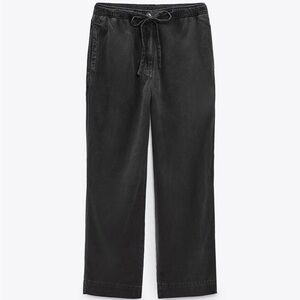 Zara Barrel Fit Drawstring Pants